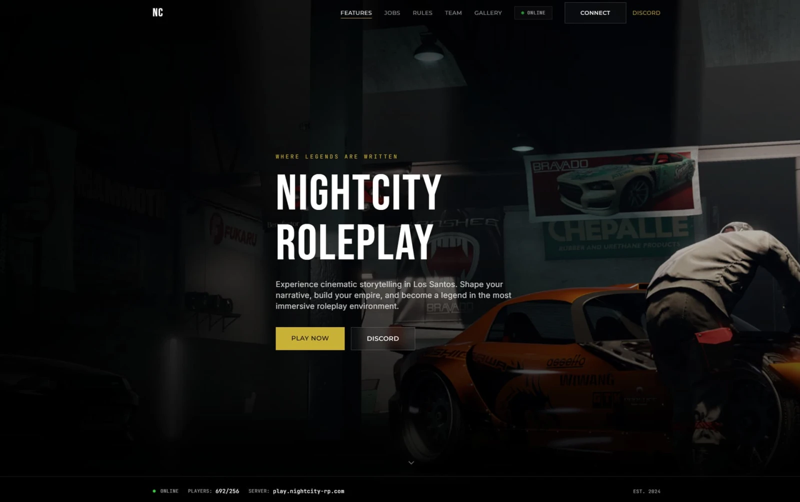 Swisser-Web-02 | Cinematic Agency-Inspired FiveM Website