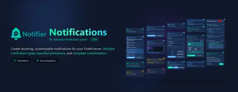 Notifier Notifications (Player Selections, Interactive, Inputs, Forms, Surveys, Step Wizard and more!)
