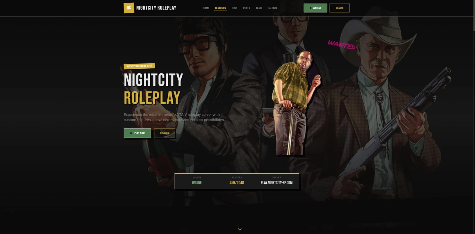 FiveM Streetstyle Website Template | Swisser-Web-03