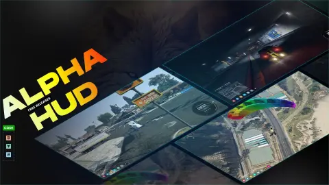Alpha HUD | Premium Quality Interface | ESX/QBCore | Drag & Drop Installation