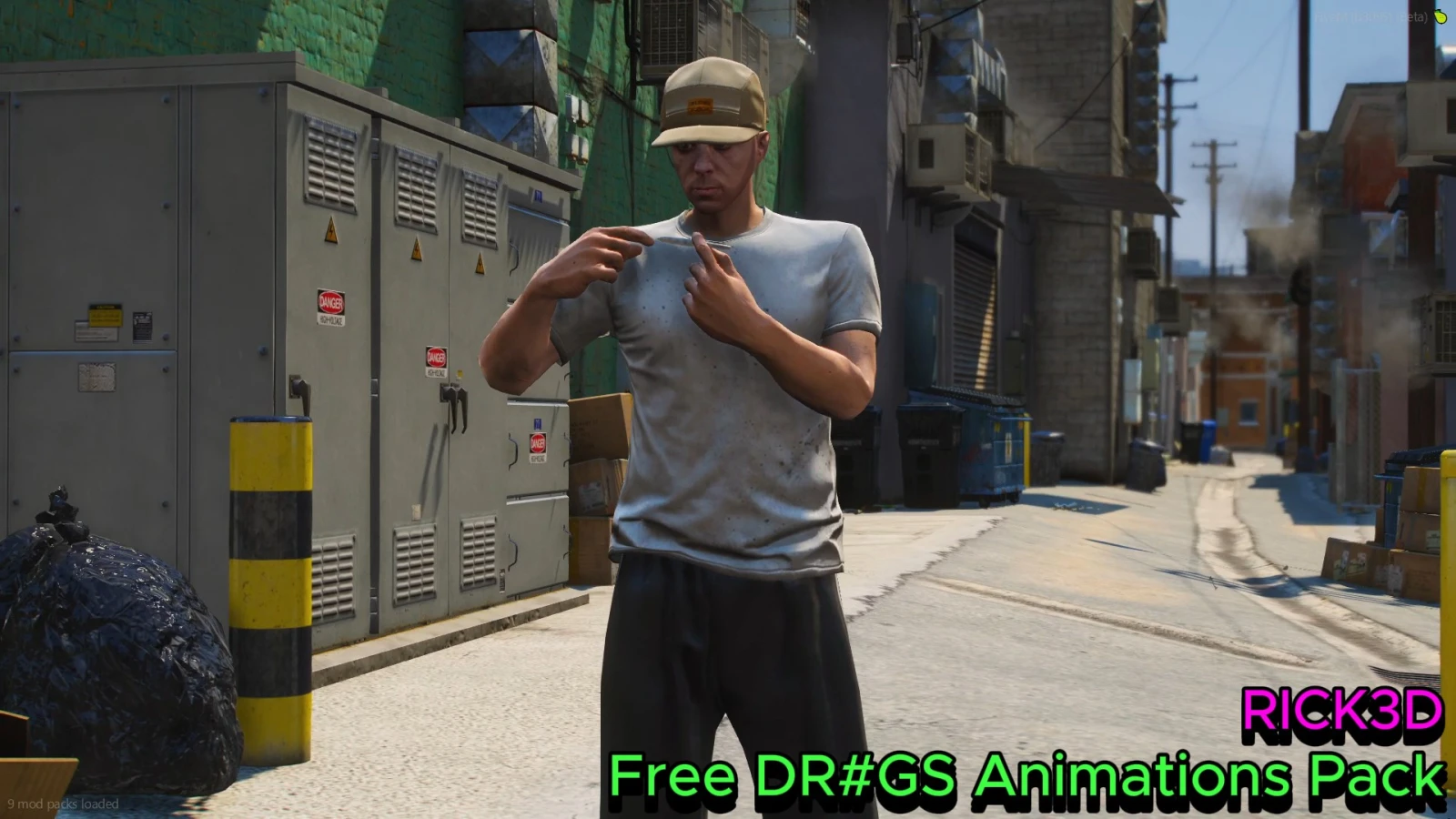 Drugs Emotes (11 Animations with Props)