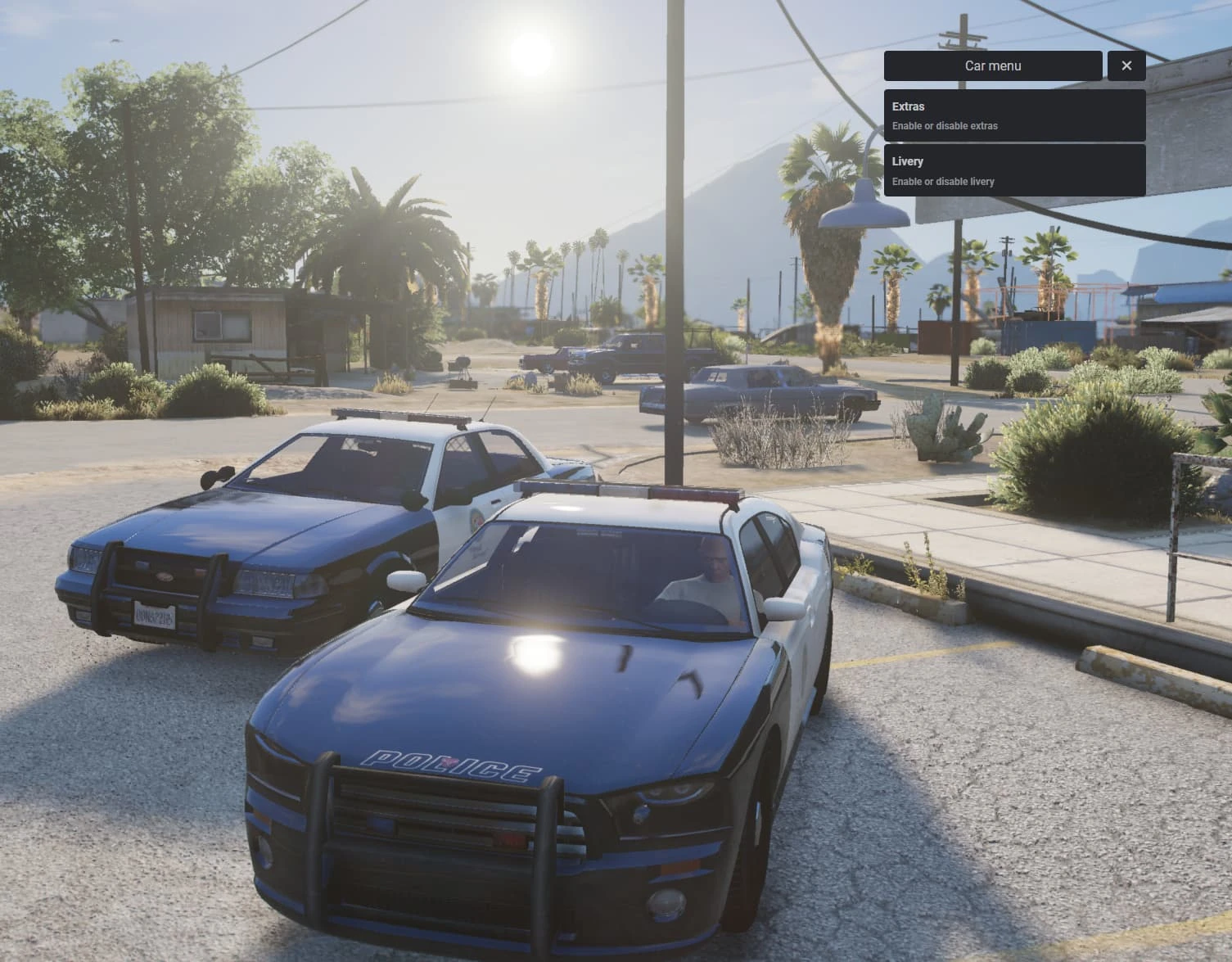 Vehicle Extras And Livery Car Menu