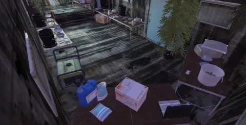 [YMAP] Stab City Drug Lab Interior-Meth + Weed Setup