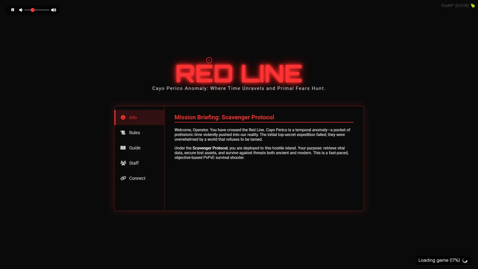 Red Line Loading Screen | Animated & Configurable