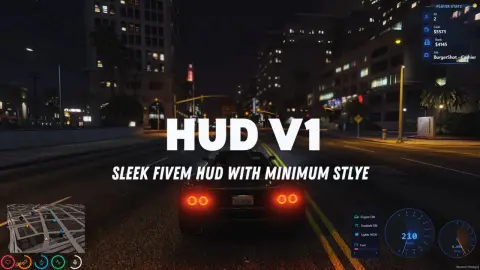 HUD V1 | Compatible with ESX, QBCore, QBox