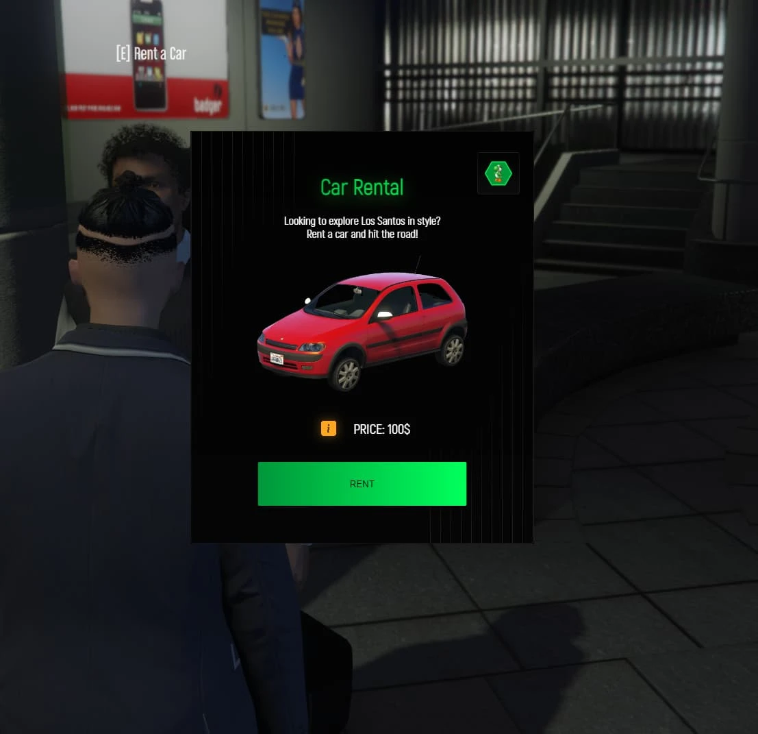 Simple Car Rental Script