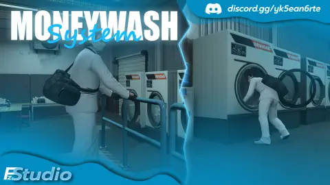 FREE ║QBX ║ FzMoneywash ║ FiveM Script ║ Moneywash System ║