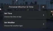 #Personal Weather & Time Menu