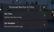 #Personal Weather & Time Menu