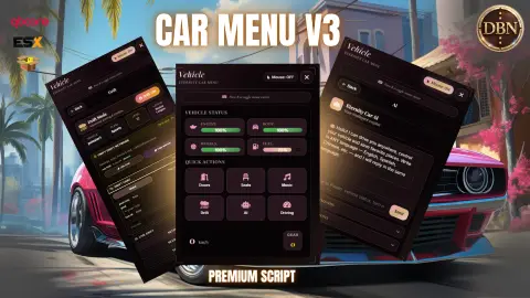 Car Menu v3 ADVANCED VEHICLE CONTROL SYSTEM