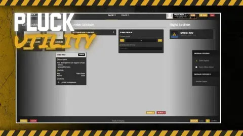 PLUCK-Predefined LUA UI Component Kit