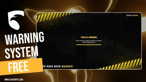 Fivem Warning System | STG Scripts