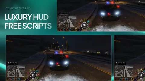 ES-LUXAR HUD-Premium Modern HUD with Stress & Nitro Features