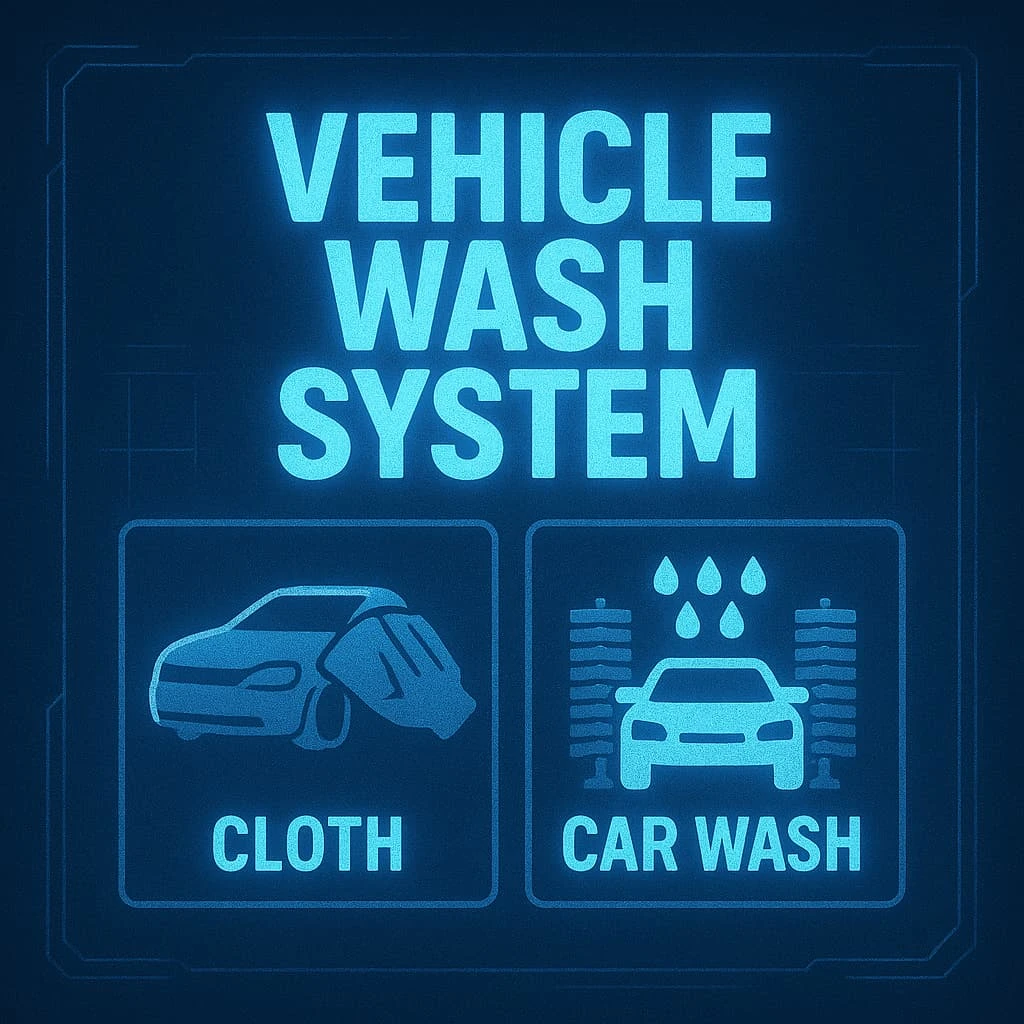 Simple car wash system