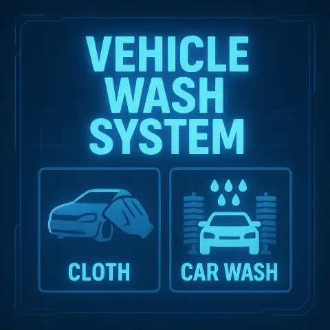 Simple car wash system