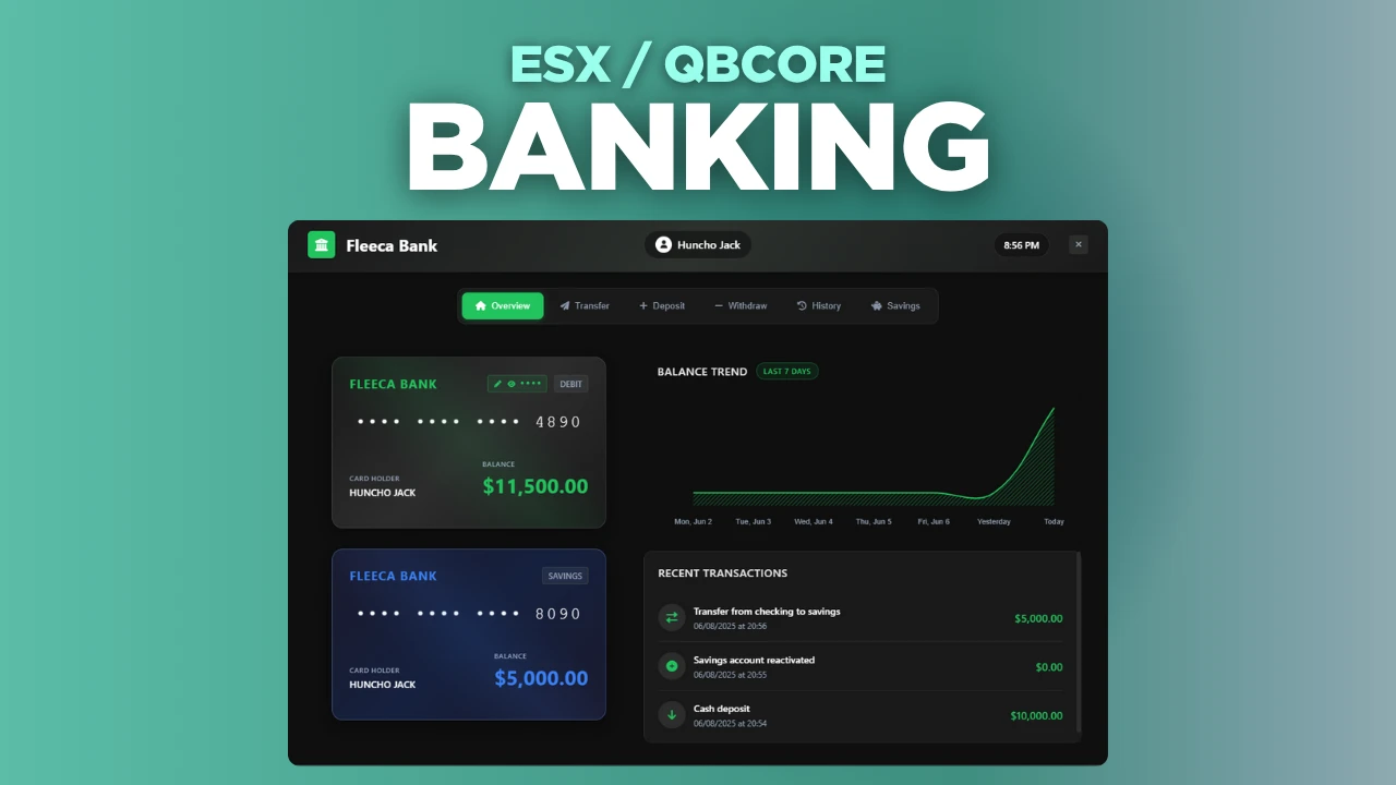 FiveM Banking System