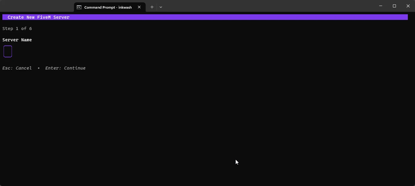 InkWash CLI-Server Management Made Simple