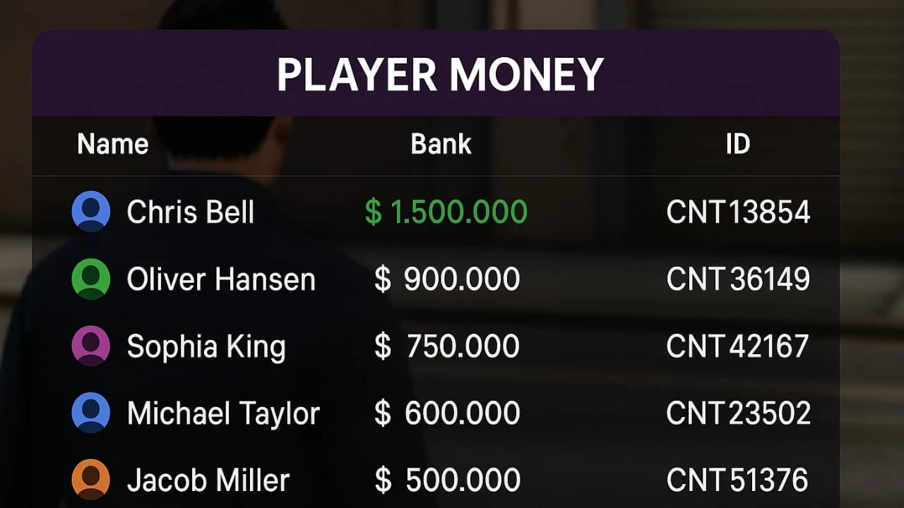 Check Player Money