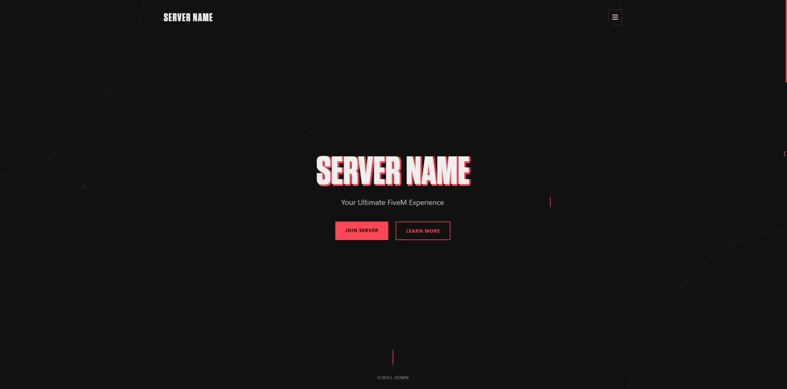 art: Unlock Your Server's Visual Potential! FREE Multi-Theme FiveM Websites!