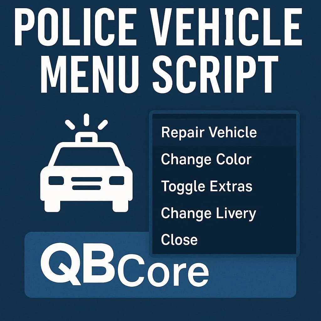 QB-PoliceVehicleTune | Police Vehicle Customizer
