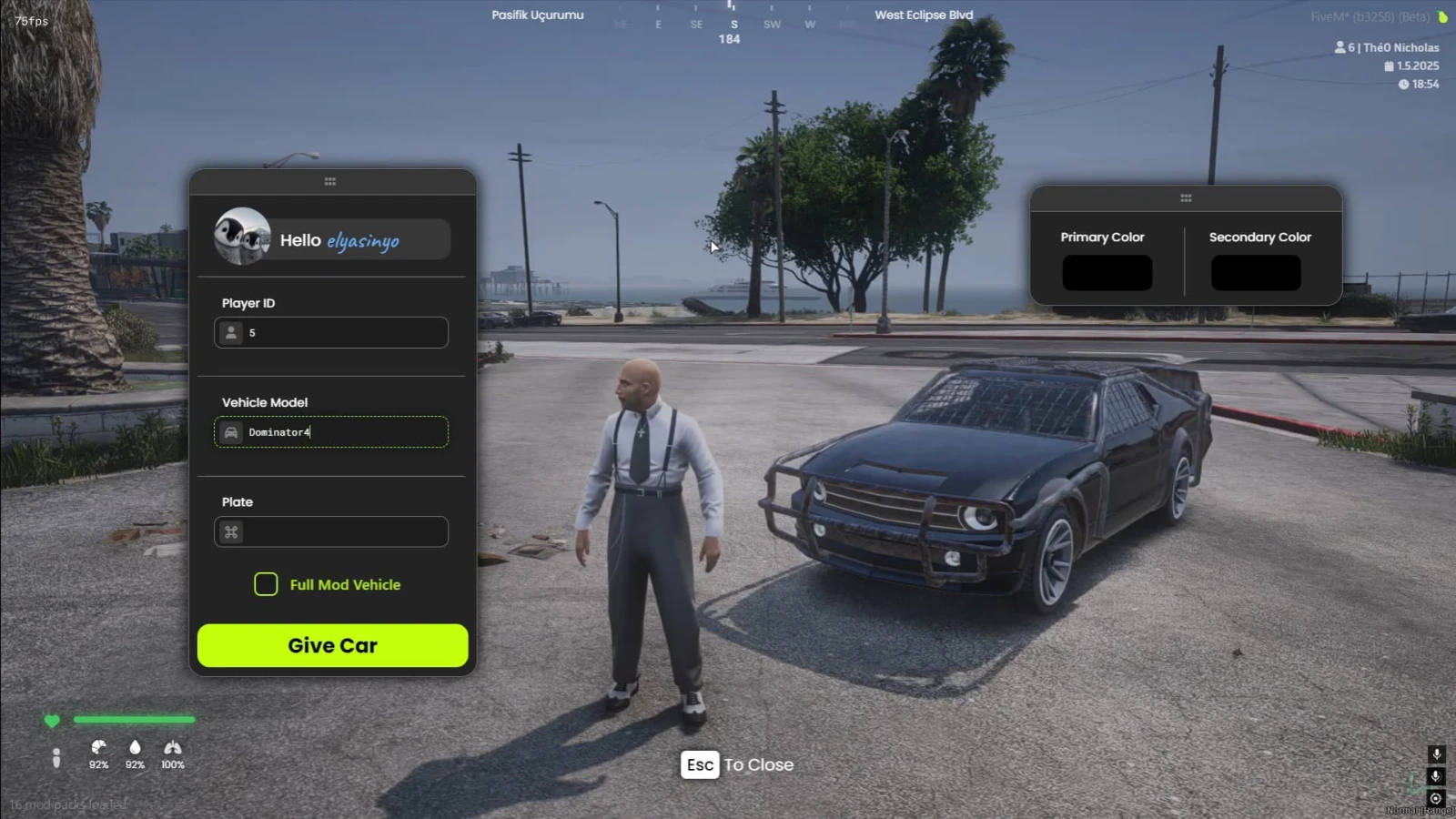 Nexus Give Car