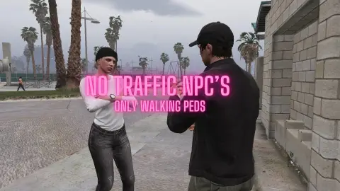 NoNpcTraffic Only Walking NPC'S