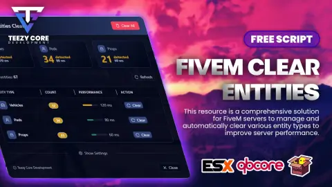 fivem clear entities