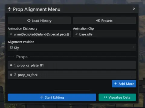 Zyke's Propaligner (UI, Presets, History, Props, Particles, Alignment, Open, Easy, GitHub)