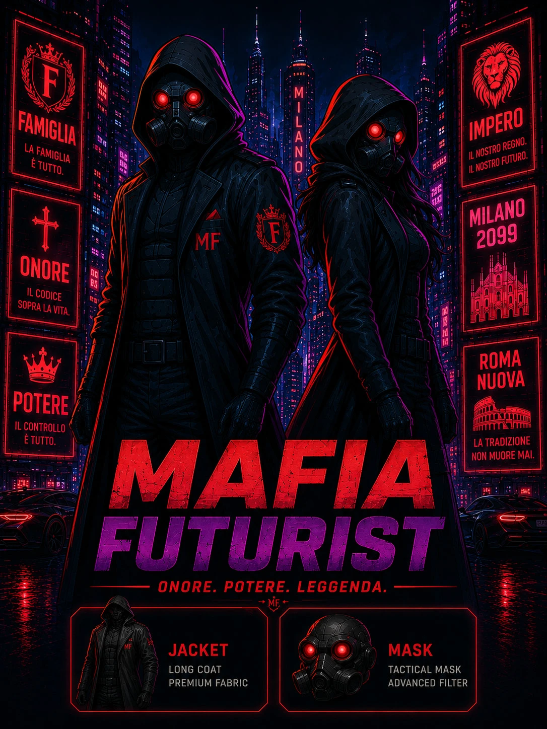 Mafia Futurist Outfit Pack-Futuristic Mafia Clothing (MP Male & Female) | 100% Unlock (Update v2)