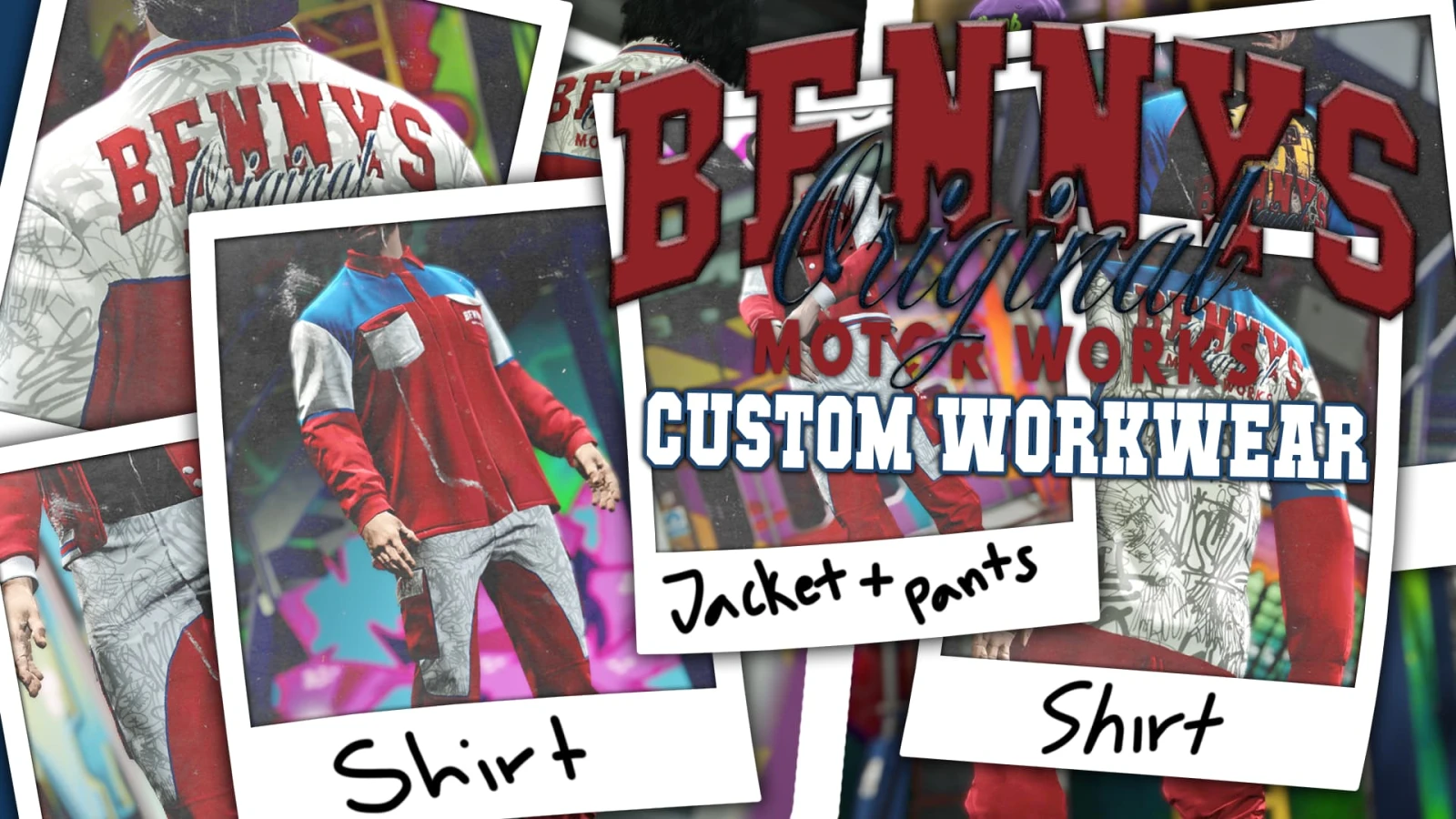 [LORE FRIENDLY] Benny's Original Workwear Full Texture Set (Male & Female)