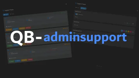 QB-adminsupport | Ticket Panel | Ticket System for QBCore :clipboard: | FREE RELEASE