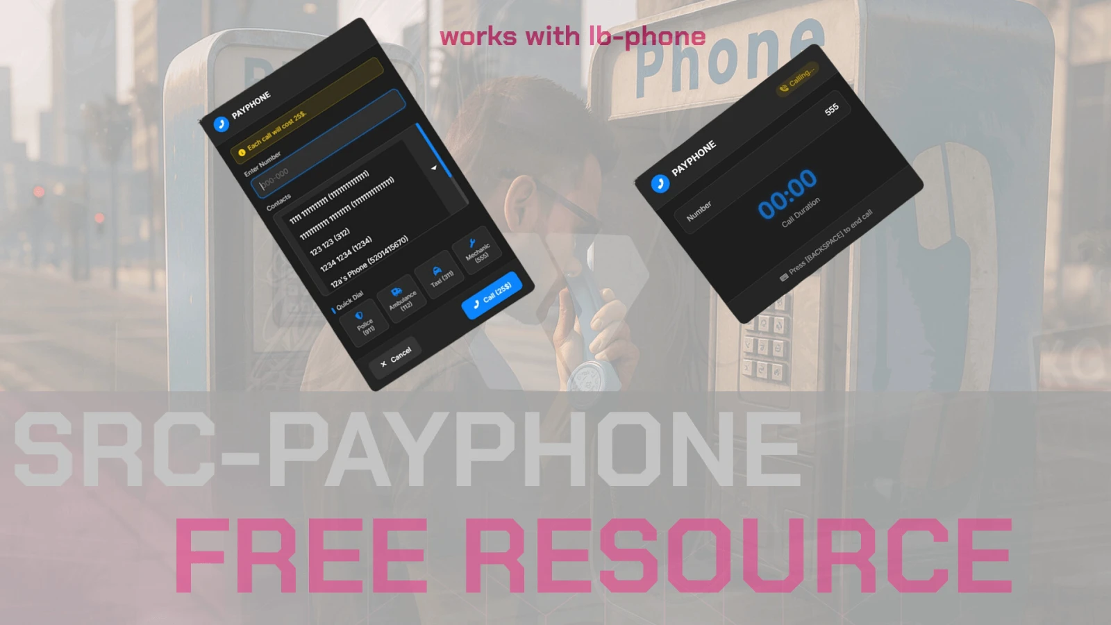 Fivem Payphone script [lb-phone support]