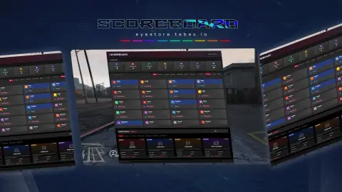 Scoreboard | Next-Gen Player Management for FiveM | QBCore/ESX Friendly | Sleek Modern UI