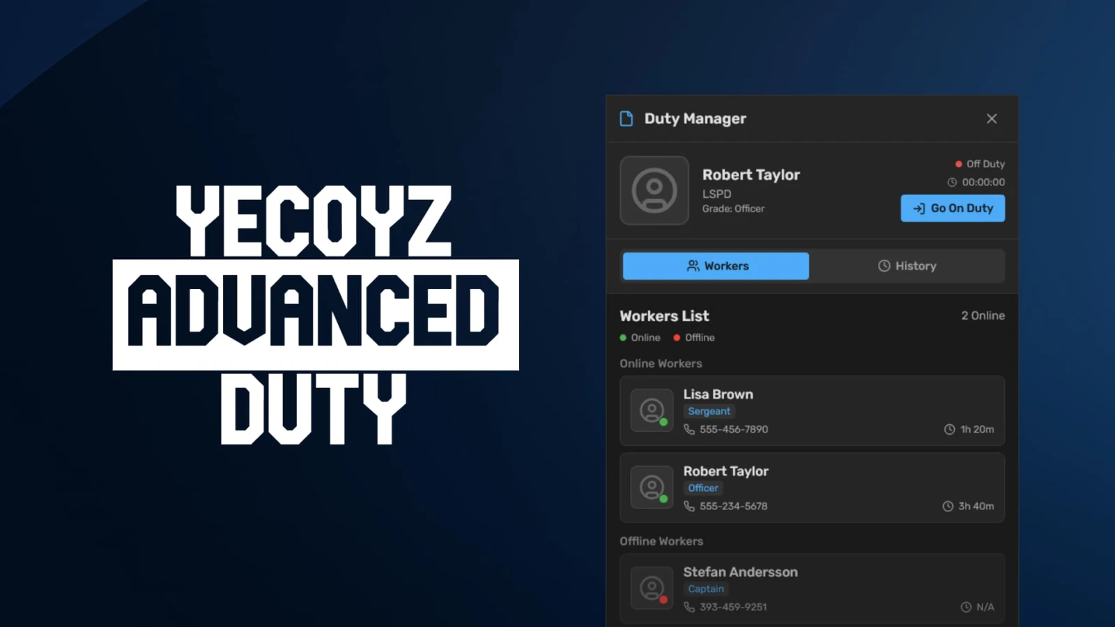 Yecoyz Advanced Duty