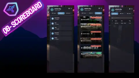 An enhanced scoreboard for QBCore