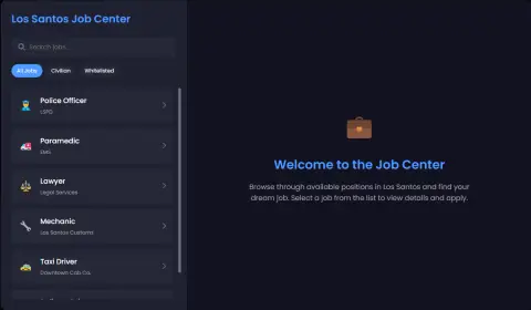 Advanced Job Center System