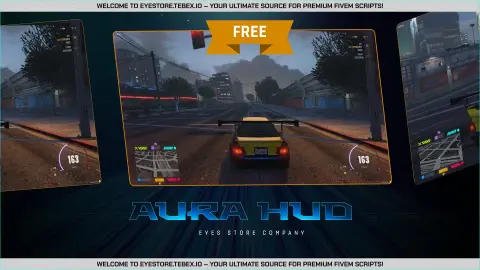 ES-AURAHUD | Premium FiveM Vehicle & Status HUD