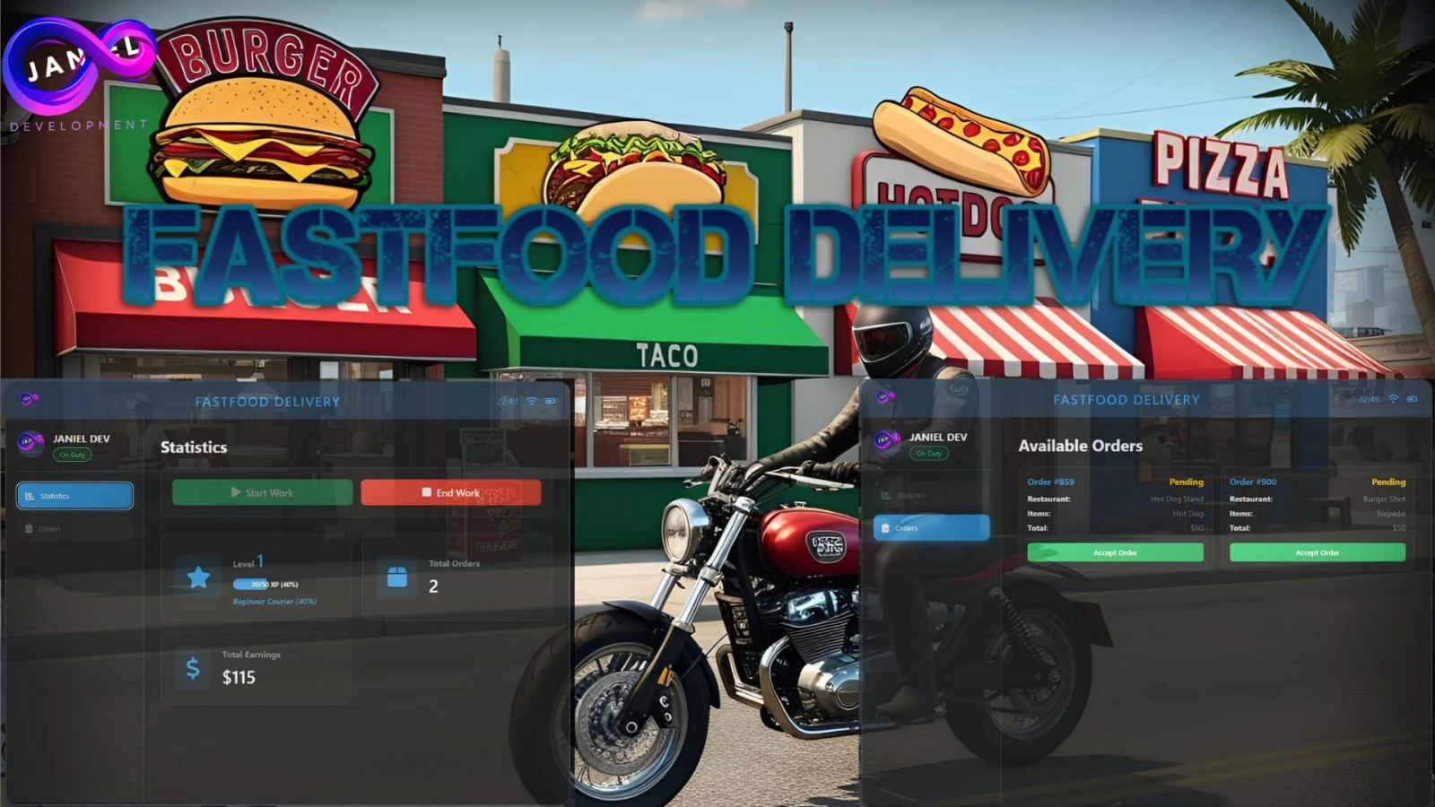 Advanced Food Delivery Job