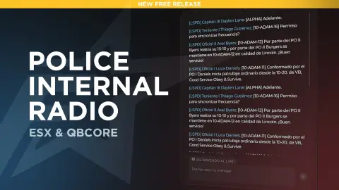 Internal Police Radio QB&ESX (FiveStar FiveM Script)