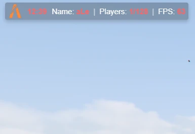 TopBar HUD-Clean & Minimalistic Server UI