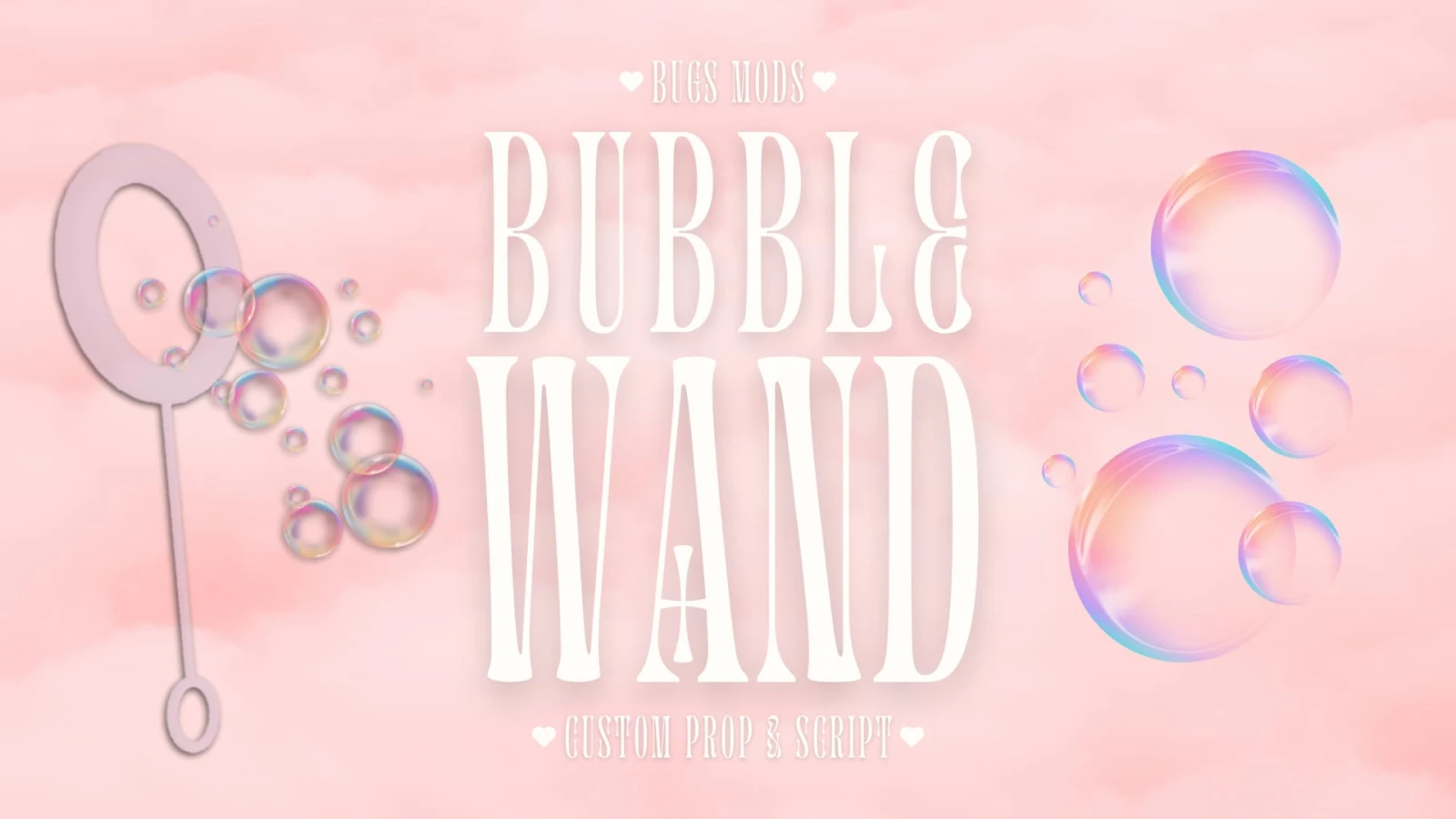Bubble Wand-Fun Interactive Item!-Bugs Mods (Open Source, Free)