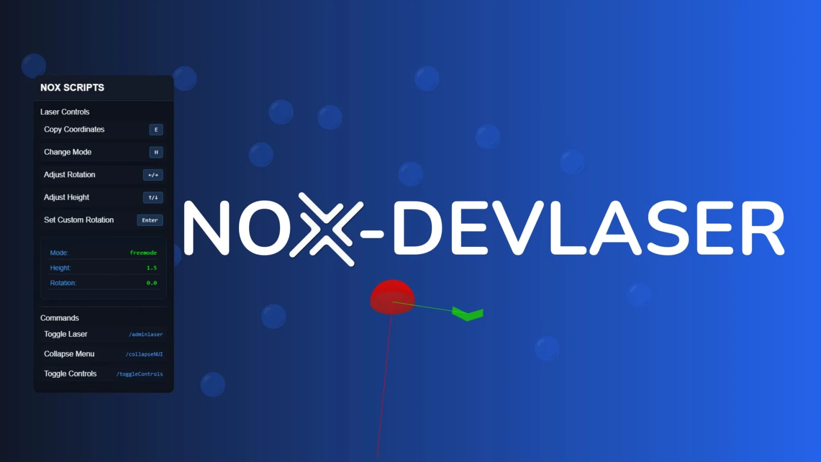 NOX DevLaser-Developer Laser Tool for FiveM [Escrow Protected]