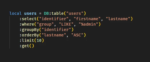SQL QueryBuilder (WIP)