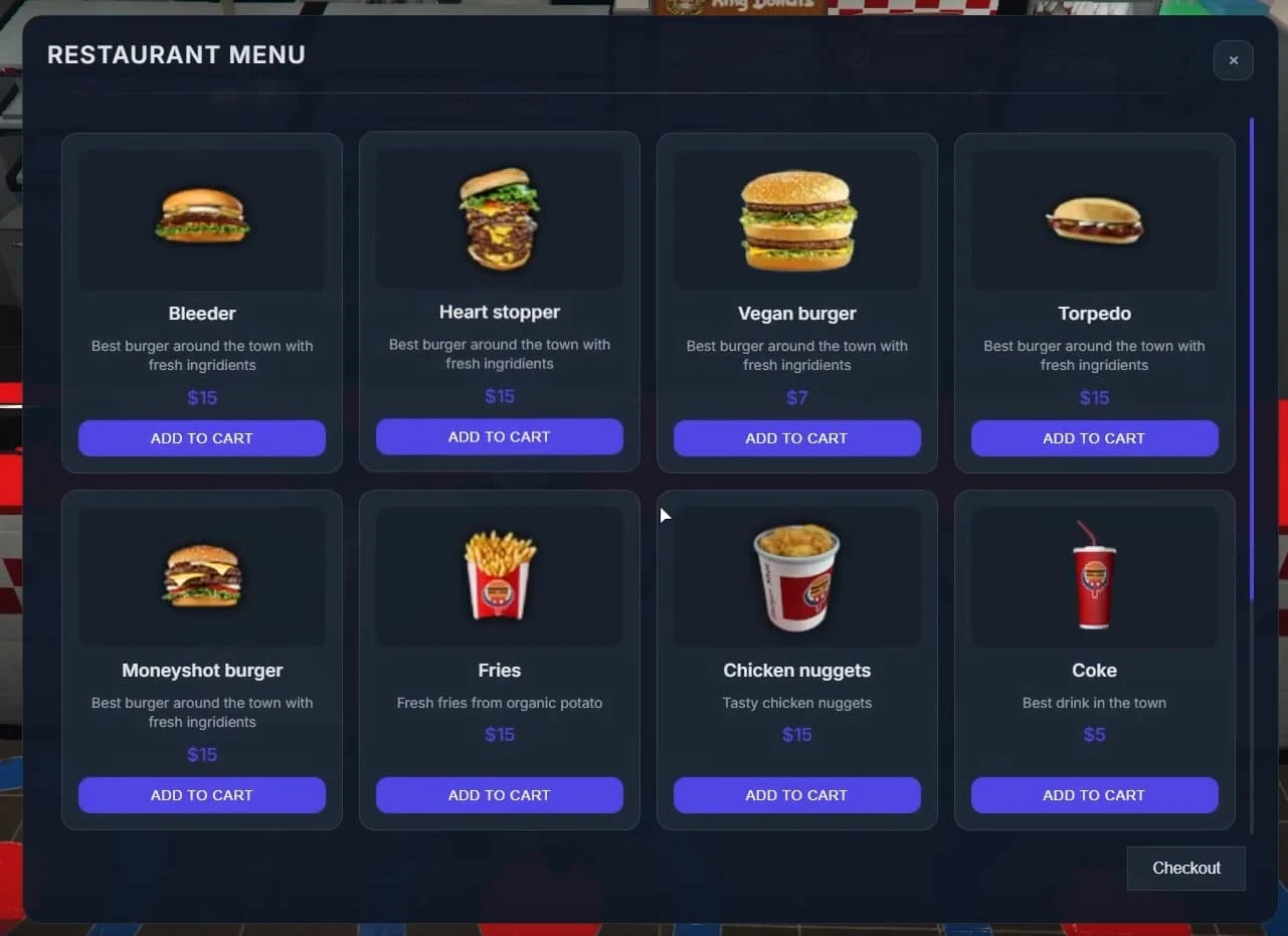 TJ Advanced burgershot job