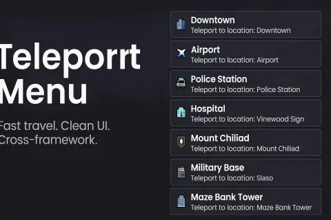 Advanced Teleport Menu | QB-Core & ESX