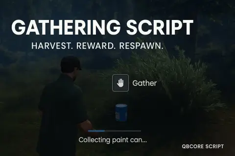 Gathering Script for QBCore