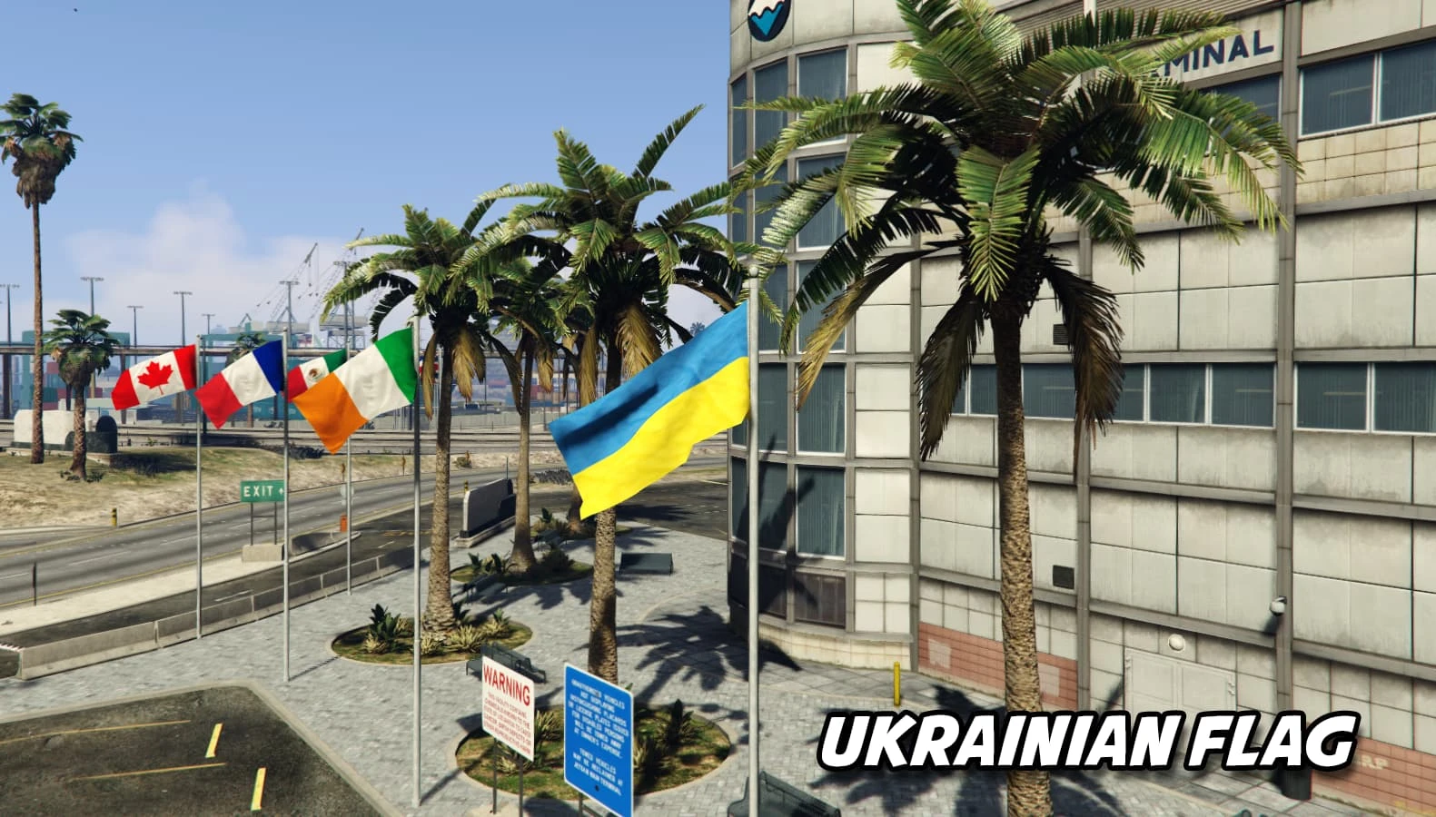 Ukranian Flag-Replace Texture