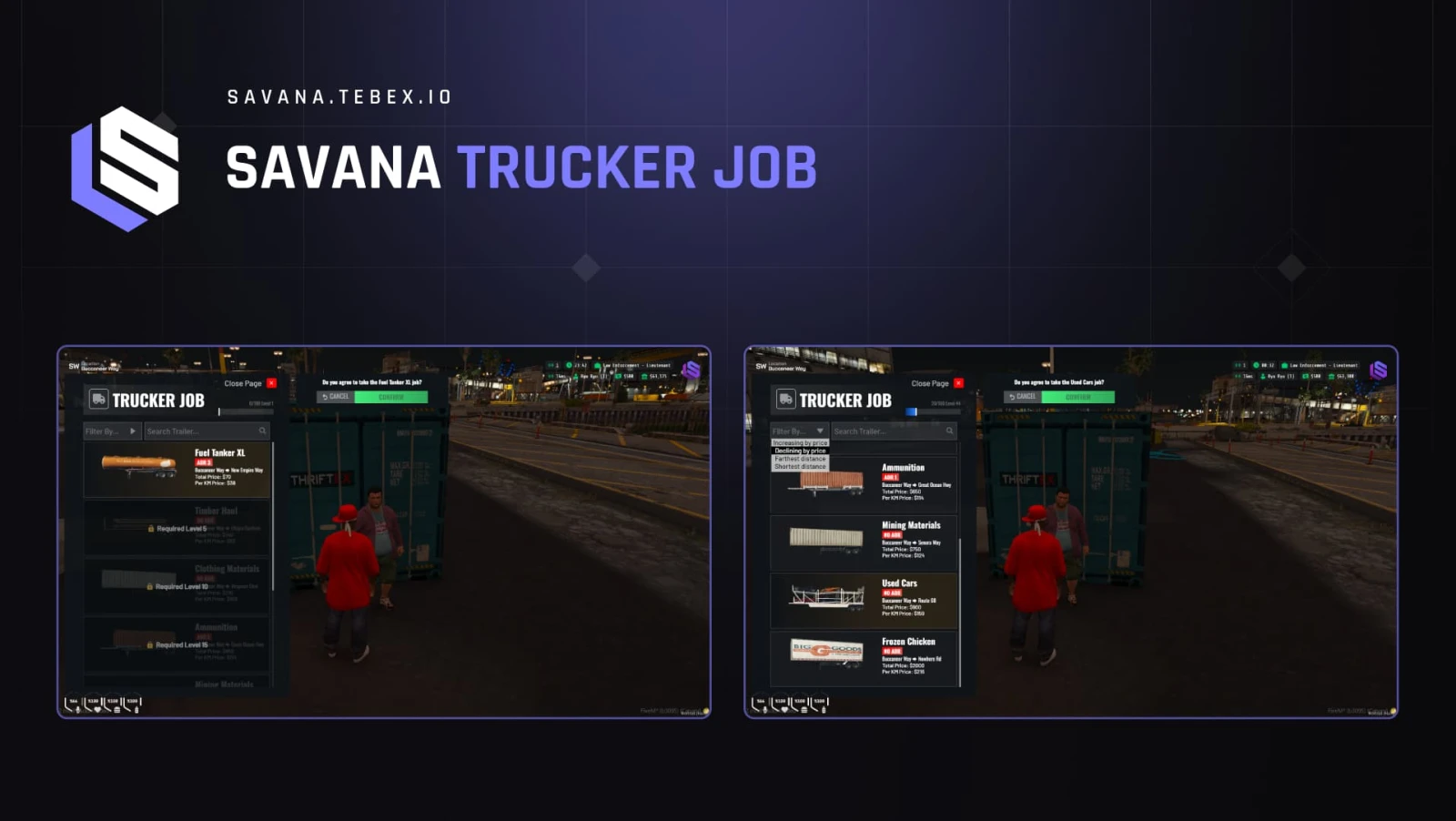[SAVANA] Trucker Job