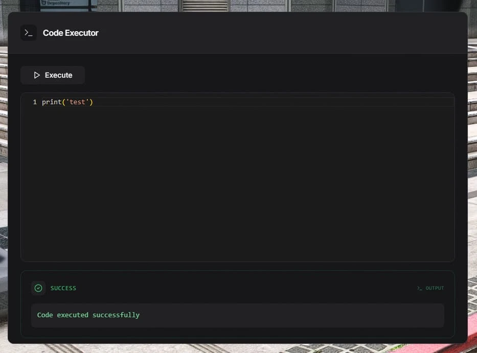Peak Scripts: Code Executor