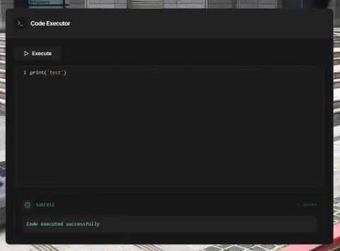 Peak Scripts: Code Executor